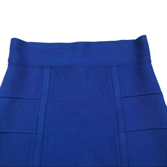 BCBG MAXAZRIA Bandage Cobalt Skirt Sz S - Picture 3 of 12